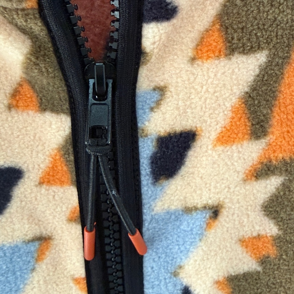 Aztec Pattern Full-Zip Fleece Jacket - Picture 3 of 6